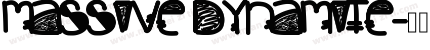 Massive Dynamite字体转换